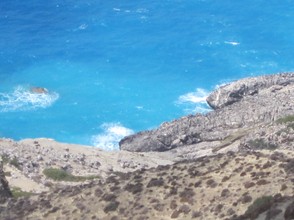 Blue Mediterranean sea, Olympos
