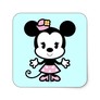 Minnie Mouse Cartoon Sticker