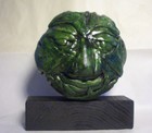 Green Man Gourd Art
