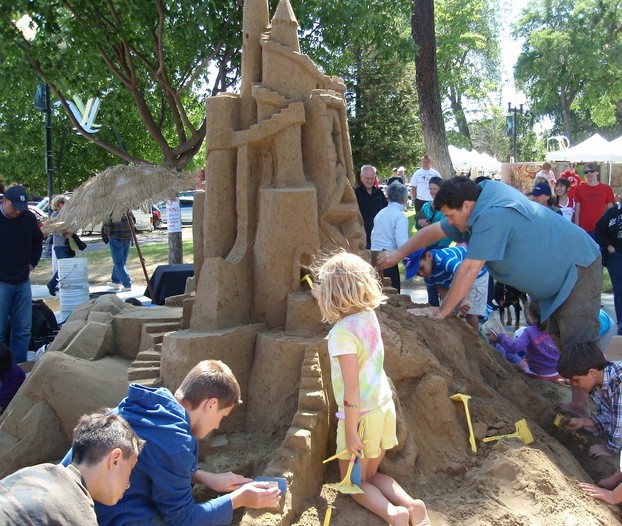 All Ages Can Build Sand Castles Together