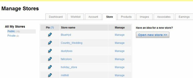 Manage your store