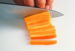 Slice them into carrot sticks - Enjoy with a dip