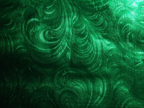 Green Foil Vintage Paper
