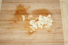 1. Chop the garlic