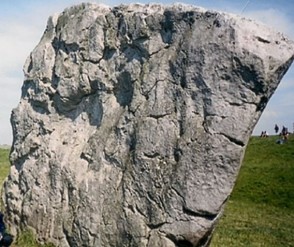 One of the main stones in Avebury stone circle