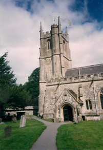 Avebury village church