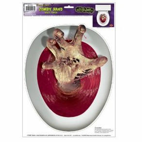 Halloween toilet cover