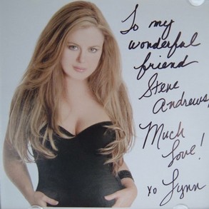 My photo of Lynn Carey Saylor signed by her