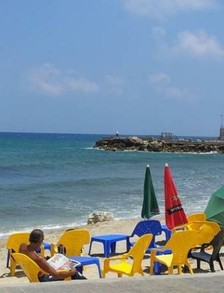 Haifa Beach in the Morning