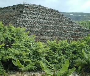 Pyramid in Camino de la Suerte near Icod
