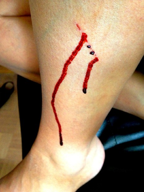cut up legs from shaving