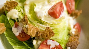 Salad with Blue Cheese Dressing