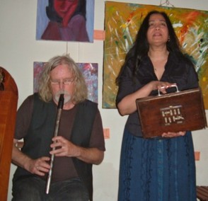 Robin and Bina performing