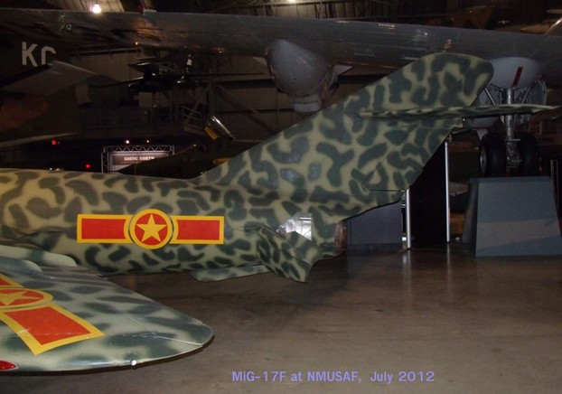 MiG-17F walk around - tail