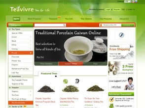 The TeaVivre Website
