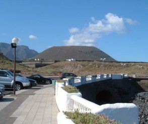 Los Silos coastal view of Mt Taco