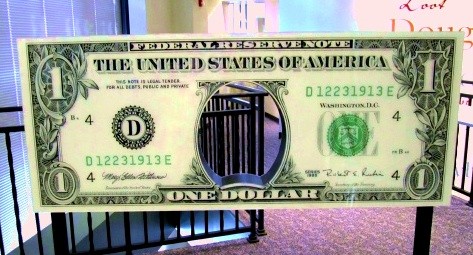 Photograph Your Face on a Dollar Bill