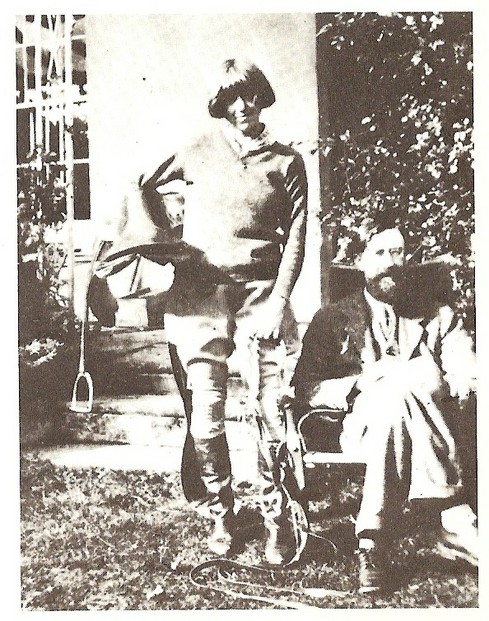Dora Carrington with Lytton Strachey