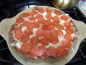 Remove from oven and add desired toppings. Return to oven and cook until hot and brown.