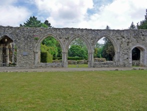Beaulieu Abbey, part of the ruined walls