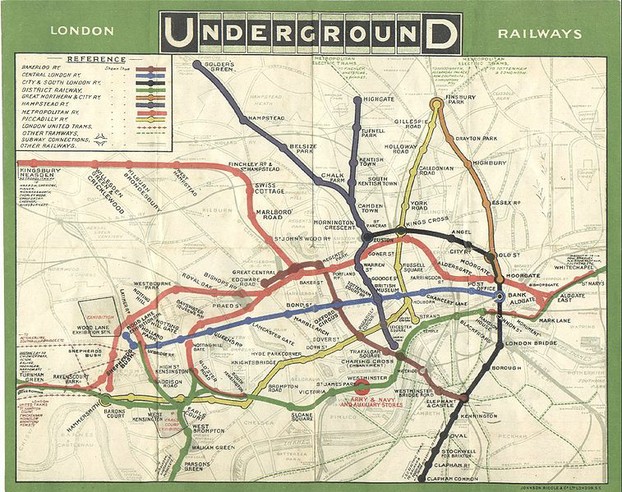 Tube Map 1908