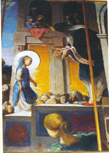Presentation in the Temple (detail of Faversham altarpiece)