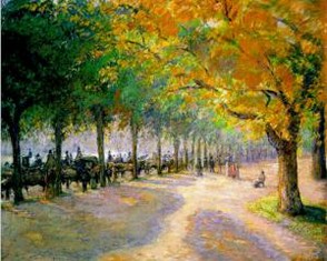Hyde Park - Camille Pissarro