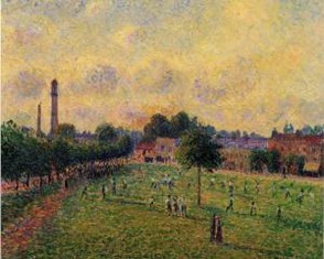 Kew Green - Camille Pissarro