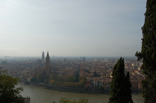 Verona desde el Castell de San Pietro