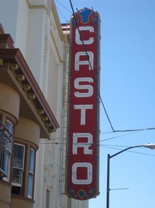 Castro Theater, a famous landmark in the Castro District
