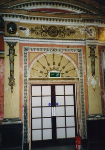 Original Victorian Theatre exit, Ally Pally