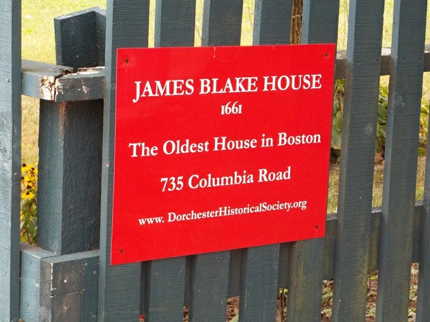 James Blake House Plaque close up