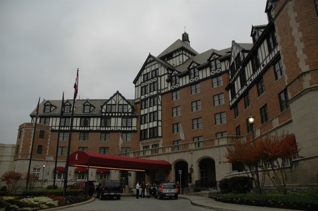 Tudor style of Hotel Roanoke