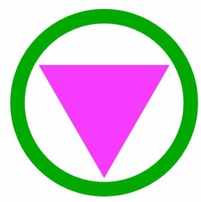 Symbol of alliance of gay rights and space without homophobia