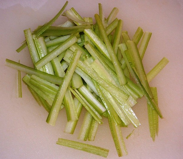 julienned celery