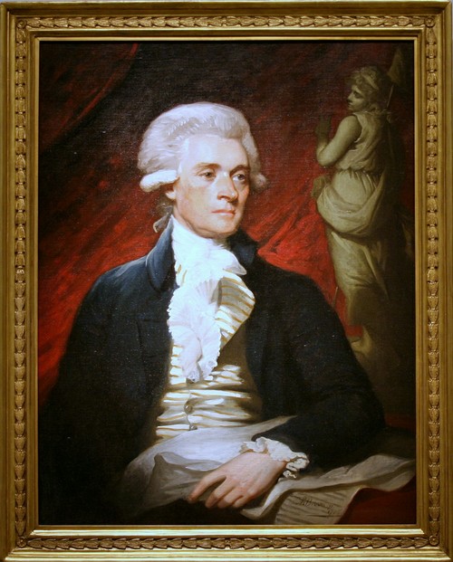 1786 oil on canvas by Mather Brown (Oct 7, 1761-May 25, 1831) ~ National Portrait Gallery