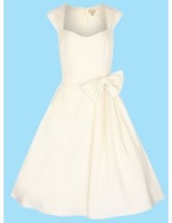 1950s style vintage wedding dress