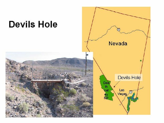 Devils Hole Location Map