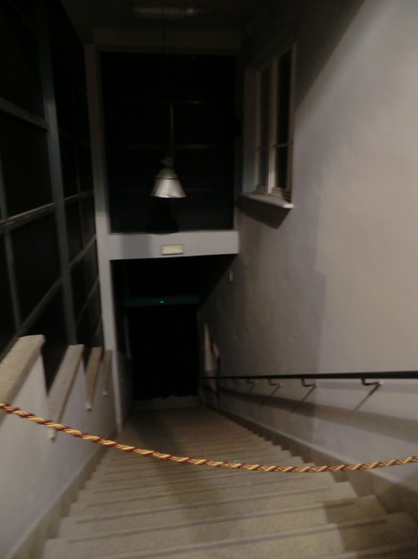 Image: Staircase at Oskar Schindler's Factory