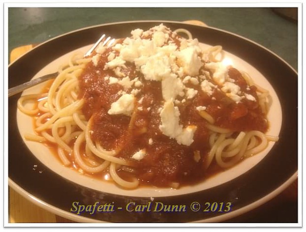 A Plate of Spafetti - Chef ManCave