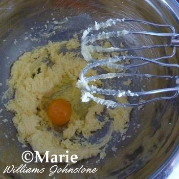 Making up the sugar cookie dough