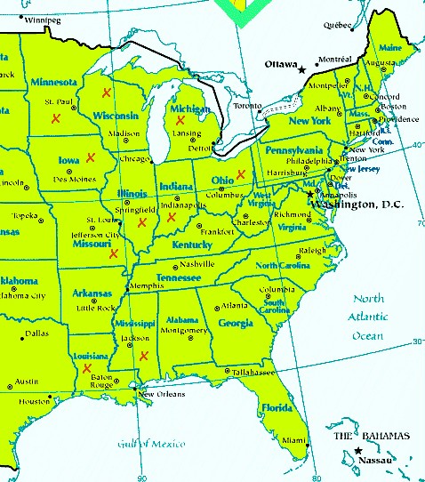 States Covered in 3rd Episode