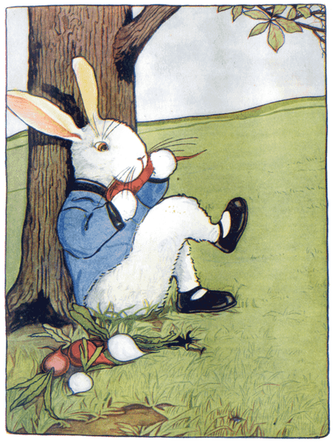 The Tale of Peter Rabbit (1916), page 15; illustration by Virginia Albert