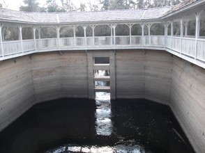 The Spring Bath House in White Springs, Florida, Present Day