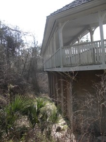 Outside of the Spring House in White Springs, Florida