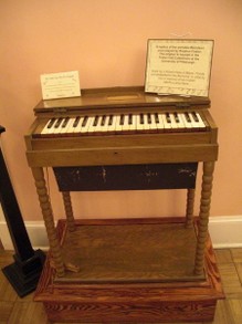 A replica of Stephen Foster's Portable Piano