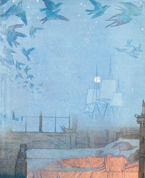 Maurice Maeterlinck, The Blue Bird (1920), frontispiece
