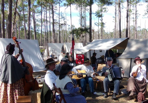 Confederate Camp at Olustee, Florida