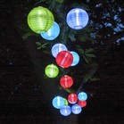 String Of 20 Chinese Solar Lanterns