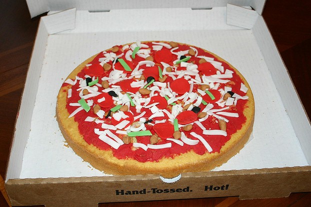 Delicious Pizza Cake